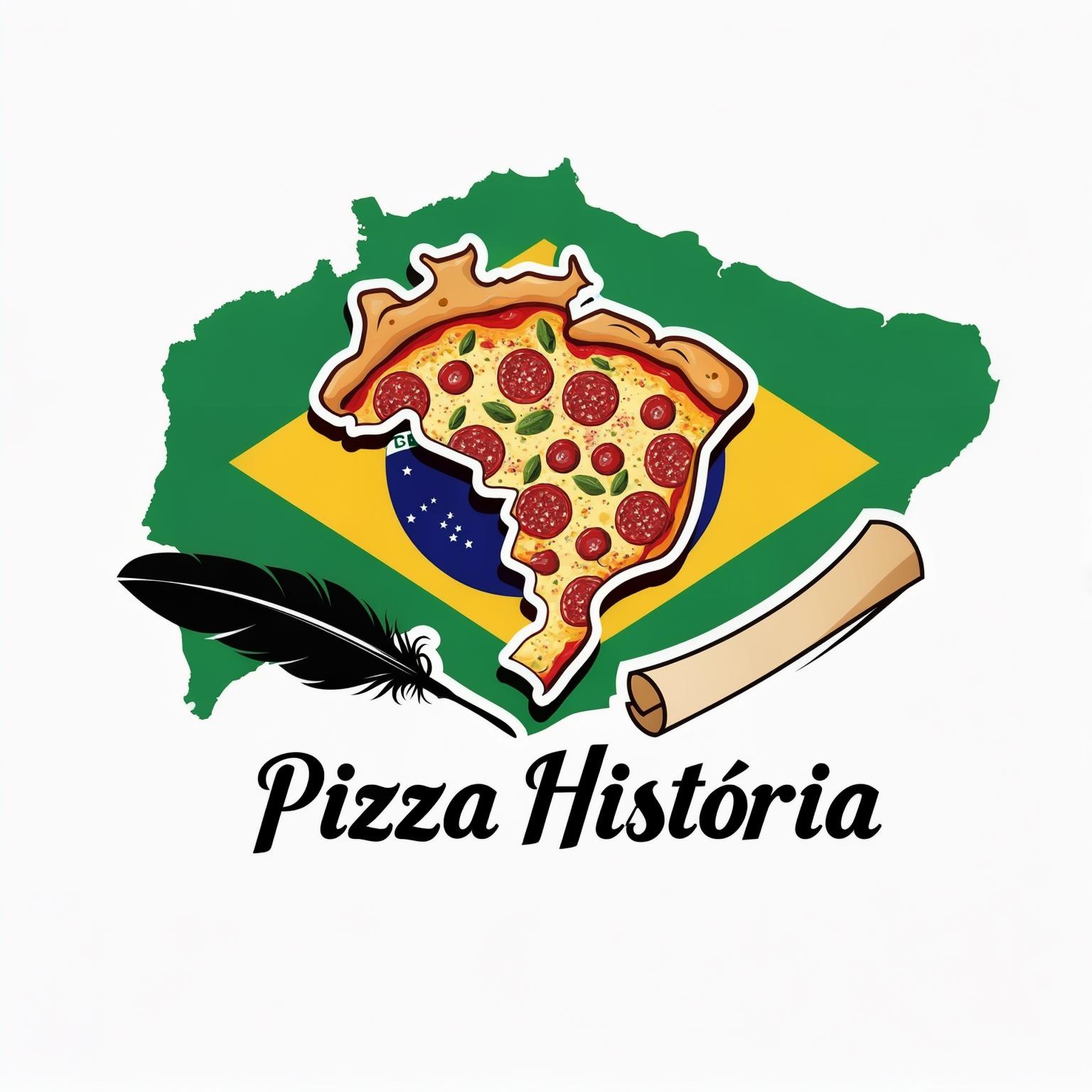 AI Image Generated by Luma Photon: Design a professional and creative logo for a project called "Pizza História" (Pizza History), which combines gastronomy with Brazilian culture. The concept is to represent Brazil through a themed pizza featuring typical ingredients and historical connections. The logo should include:

A stylized map of Brazil, visually integrated with a slice of pizza (as if part of the map is made of pizza).

Elements that reference history, such as an old book, feather quill, or parchment.

A modern design style, but with touches that reflect Brazilian tradition and culture.

Main colors: green, yellow, blue, and white (inspired by the Brazilian flag).

Elegant and bold typography, with the name Pizza História clearly displayed.


The logo should express creativity, Brazilian identity, originality, and an educational/gastronomic appeal.