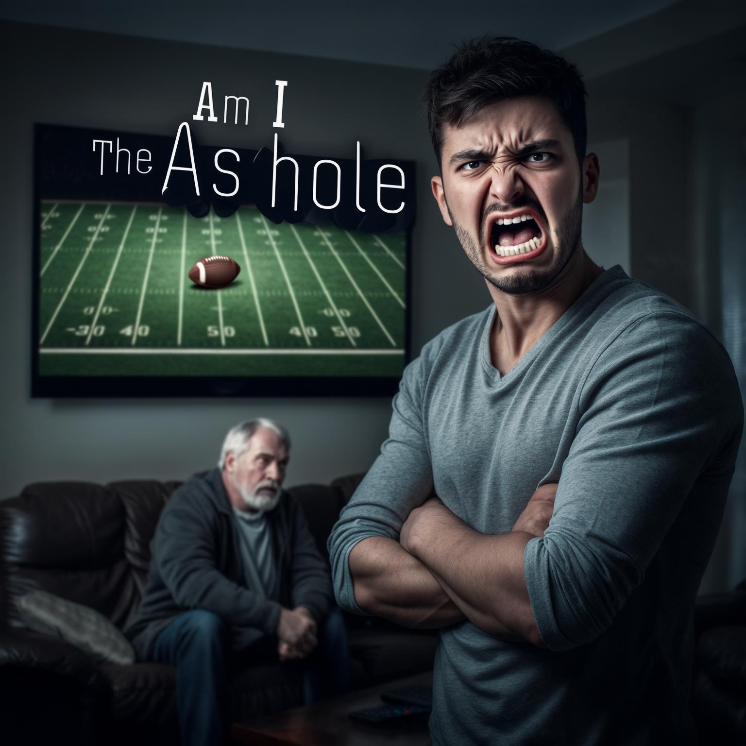 AI Image Generated by Luma Photon: AITA for refusing to let my FIL watch football anymore

